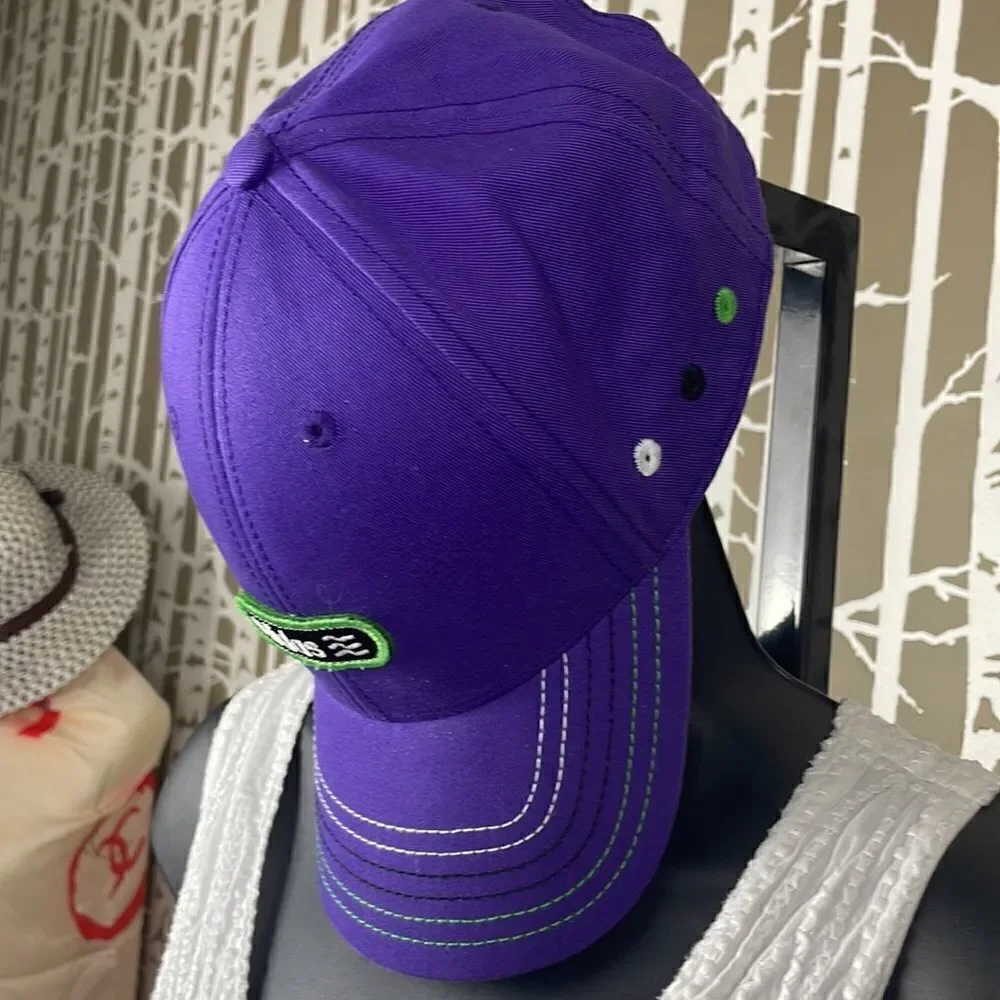 Adidas Purple Snap Back Hat Golf Baseball OS